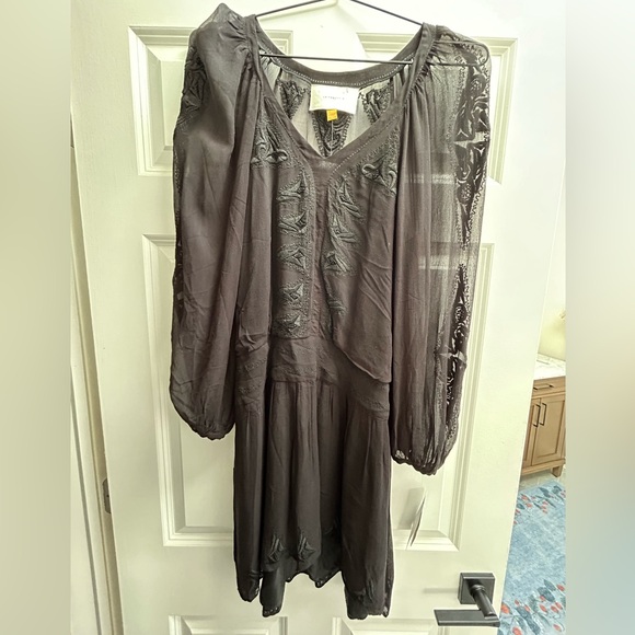 NWT $268 Anthropologie Silk Dress - Picture 2 of 7